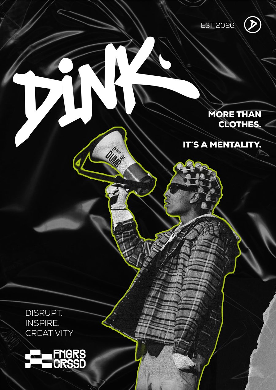 Cartel del proyecto DINK, diseño gráfico de marca